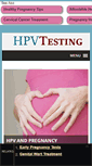 Mobile Screenshot of hpvtesting.com